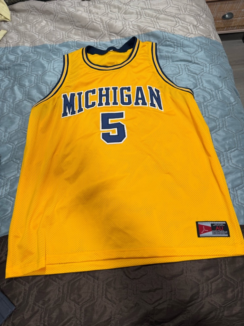 Jalen Rose Michigan #5 Jersey 2XL